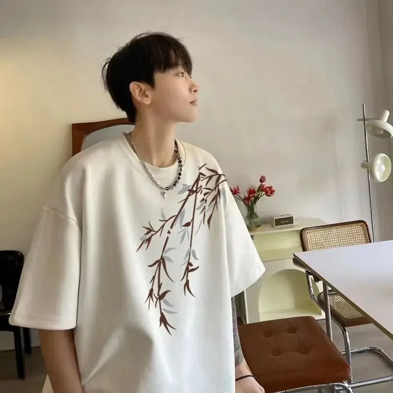 Vintage Tops O Neck Men's T-shirt
