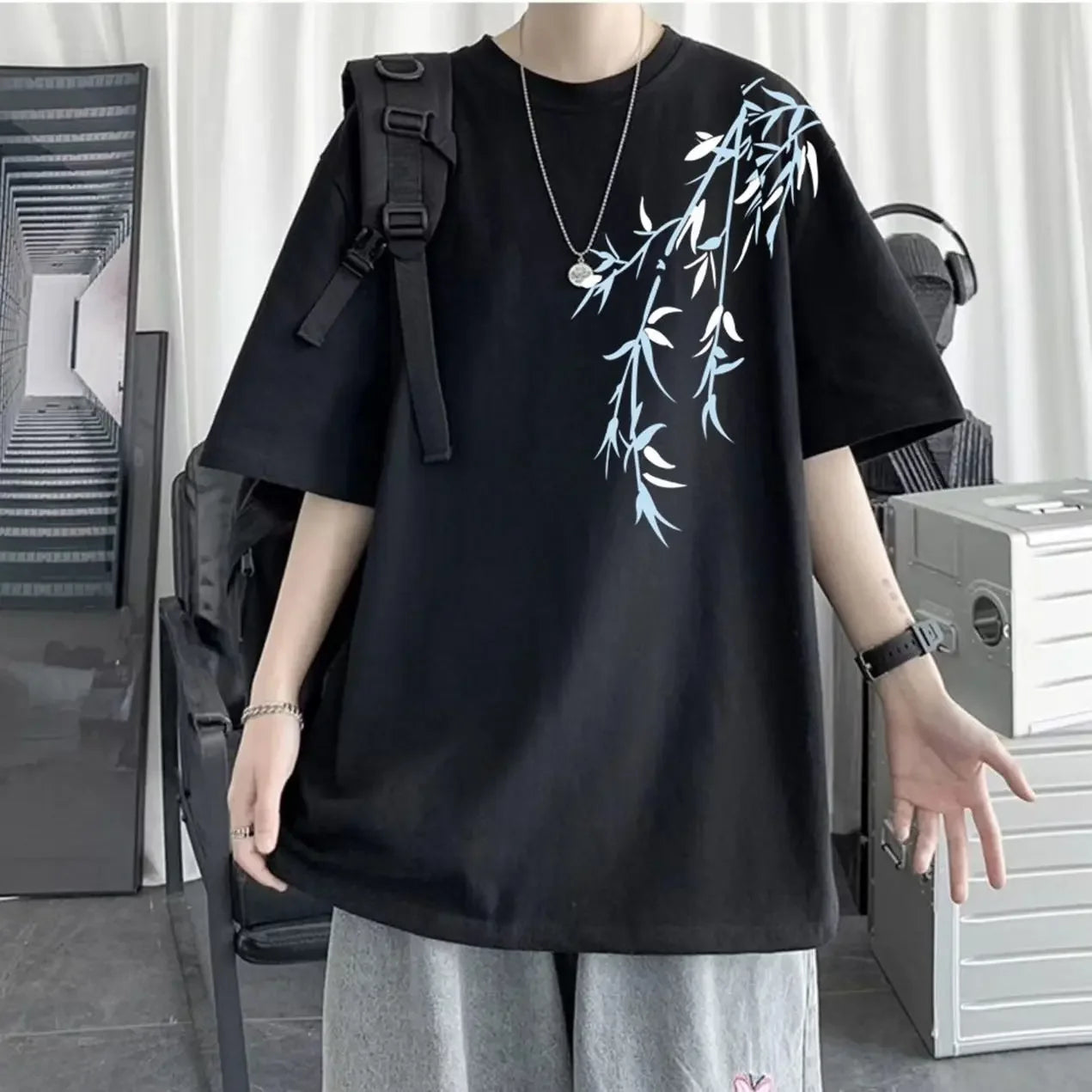 Vintage Tops O Neck Men's T-shirt